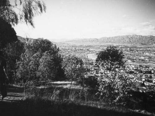 View of the Los Angeles River from Elysian Park