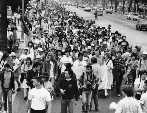 Actors participate in Peace March