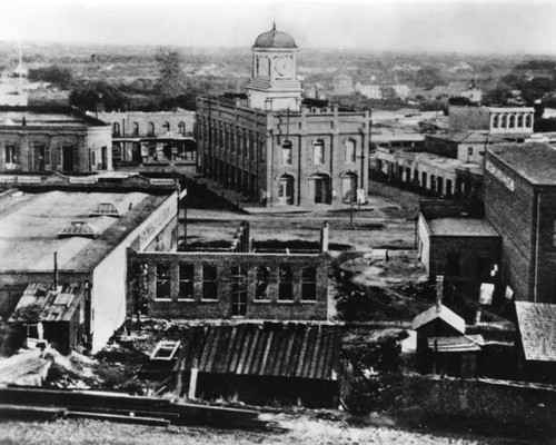 East towards County Courthouse