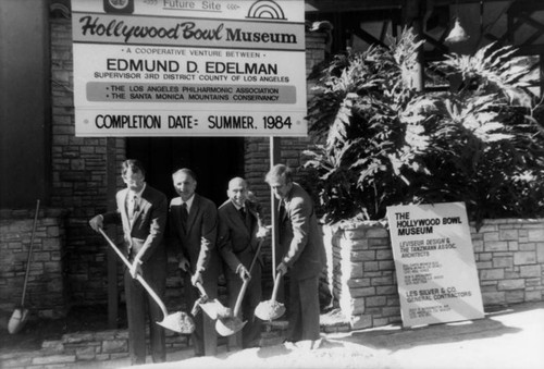 Hollywood Bowl Museum groundbreaking