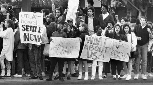 Fairfax High School students protest