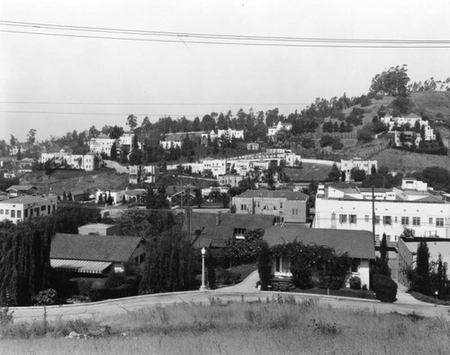 West across Beachwood Drive, 1928