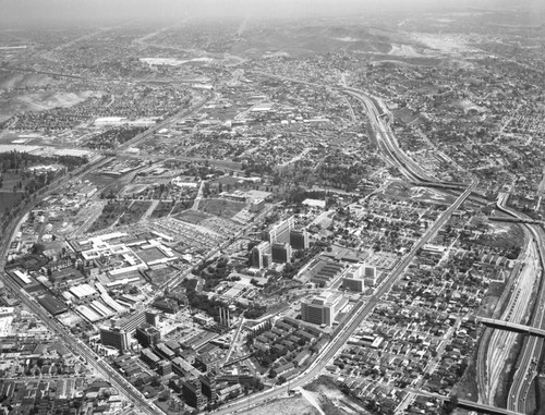 Los Angeles County Hospital, looking east