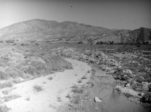 San Fernando Valley near Tujunga mountains