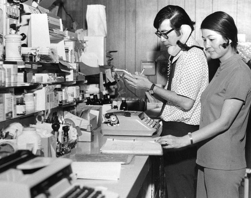 Employees working at Cathay Pharmacy