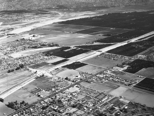 Tri-City Drive-In, Loma Linda, looking northeast