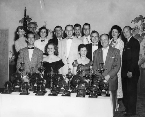 Winners in telecomputing employes [sic] bowling league