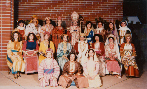 Group in traditional Armenian clothing