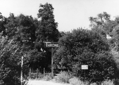 Entrance to Camp Throne