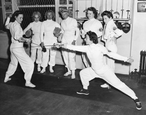 Fencing demonstration