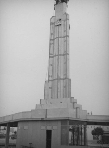 Neon tower in Westwood