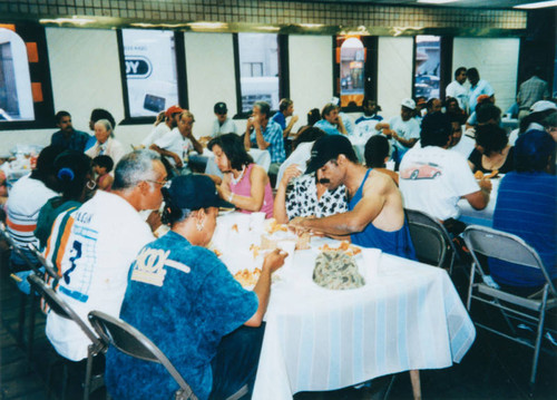 Meal served at outreach center