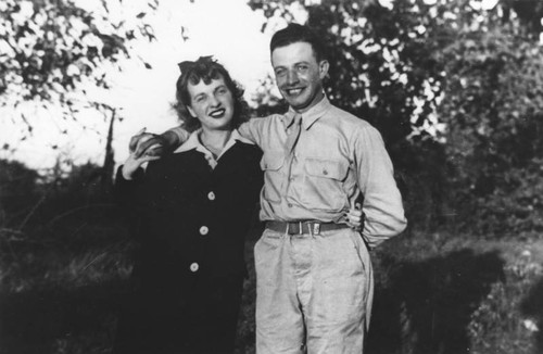 Norman and Anne Steinman at Camp Fannin