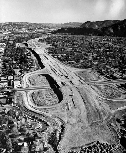 Golden State Freeway under construction