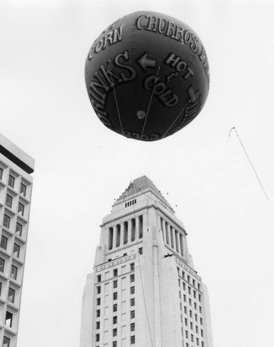 Balloon over City Hall