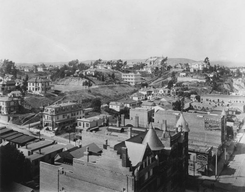 2nd and Broadway in 1885