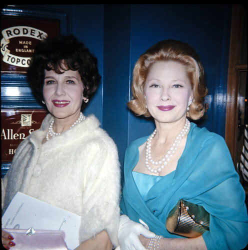 Mary Brian and Mary Carlisle at the Cocoanut Grove