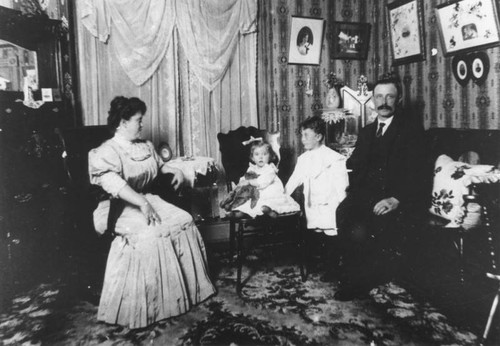 Family in the parlor