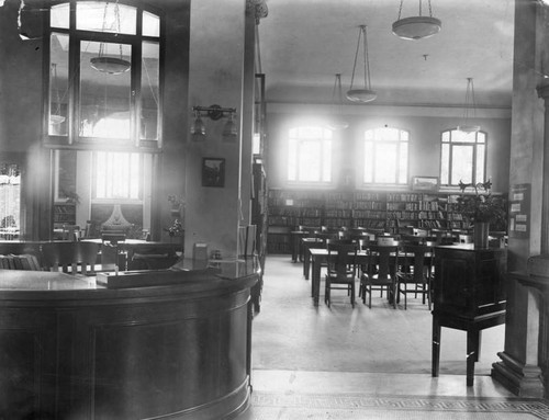 Circulation desk, Arroyo Seco Branch Library