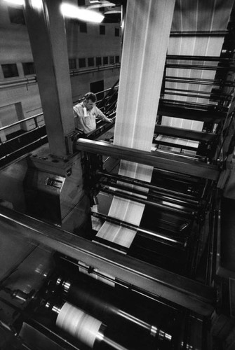 L.A. Times printing presses