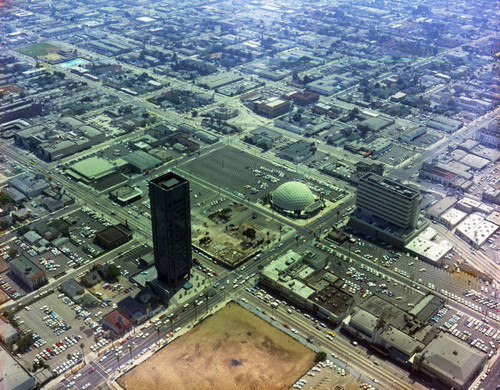 Pacific Cinerama Theatre, Hollywood, looking southwest