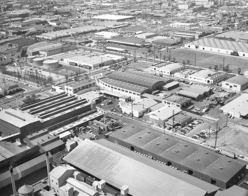 Soto Street and 50th Street, Vernon, looking northwest