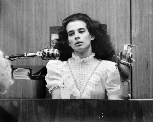 Theresa Saldana in court