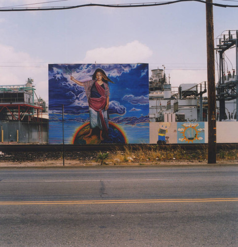 "Aztec Princess" mural by Eloy Torrez, Vernon