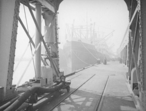 Tracks at L. A. Harbor