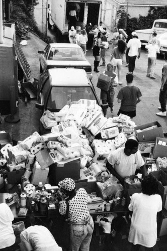 Store being looted