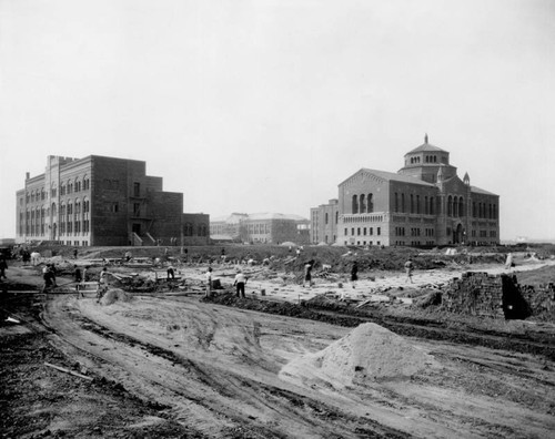 View of campus buildings at U.C.L.A., view 2