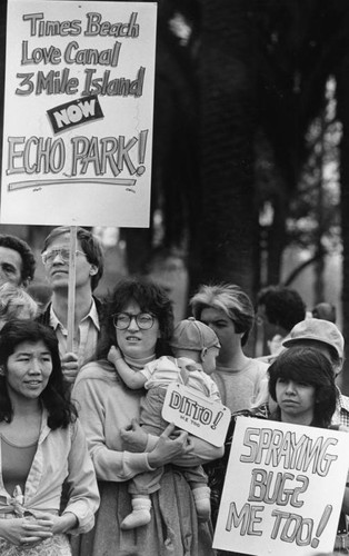 Malathion protest in Echo Park