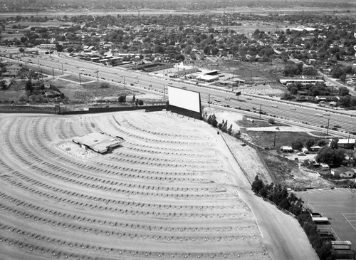 Edgewood Drive-In, Baldwin Park, looking northwest