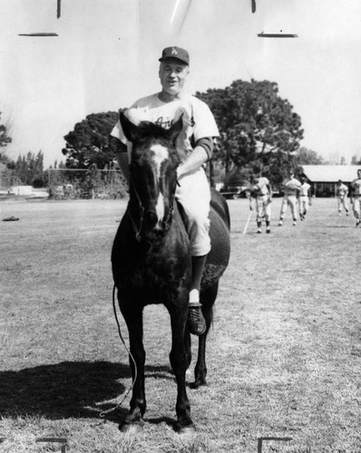 Walt in the saddle