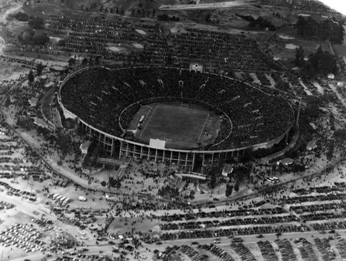 Rose Bowl from the air