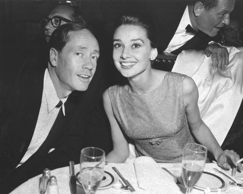 Audrey Hepburn and husband, Mel Ferrer