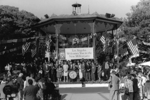 DNC celebration at Olvera Street