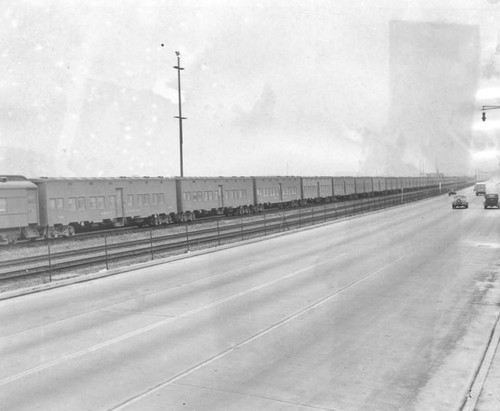 Southern Pacific Railroad cars