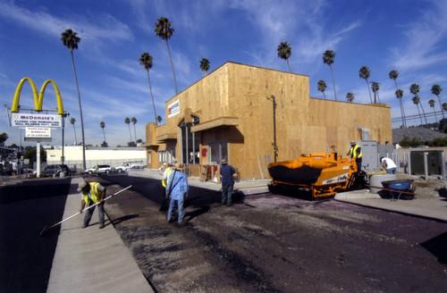 McDonald's Restaurant construction