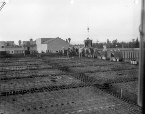 Construction workers,a view