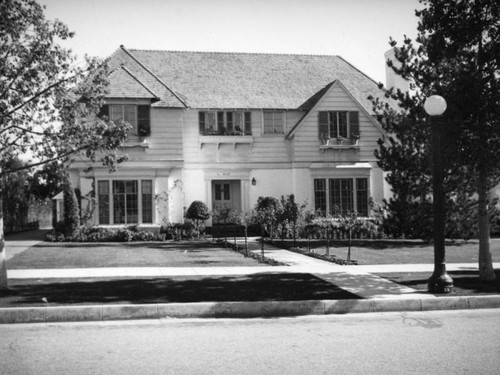 Residential street in Beverly Hills