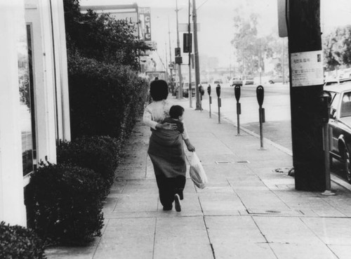 Korean mother and baby