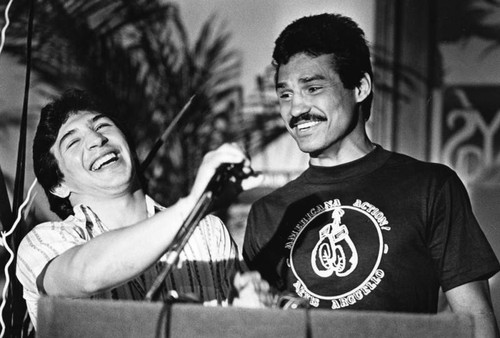 Boom Boom Mancini and Alexis Arguello