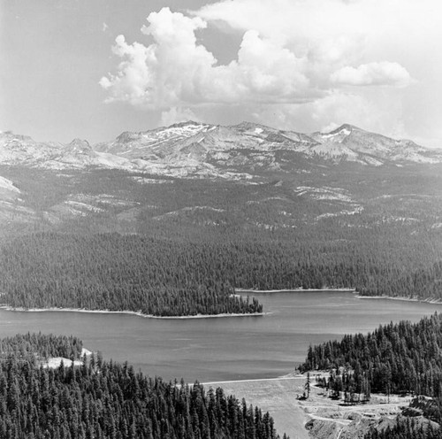 Reservoir and mountains