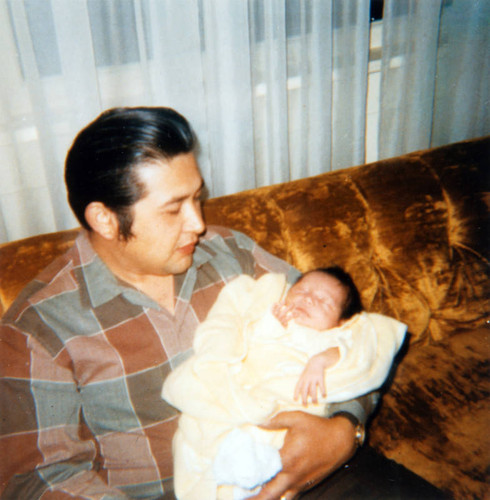 Father with baby