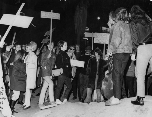 Sunset Strip protestors