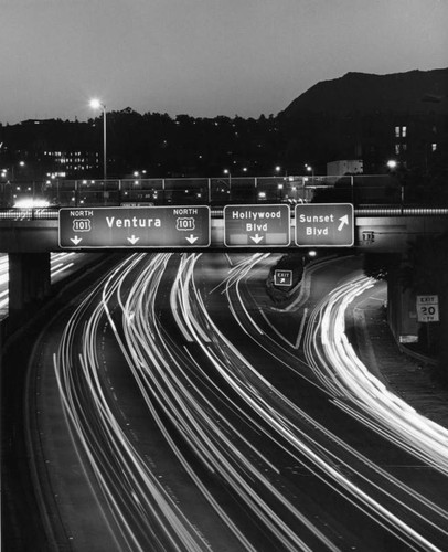 Hollywood Freeway's Sunset exit