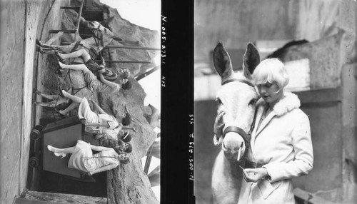 Ladies at the amusement park coal mine