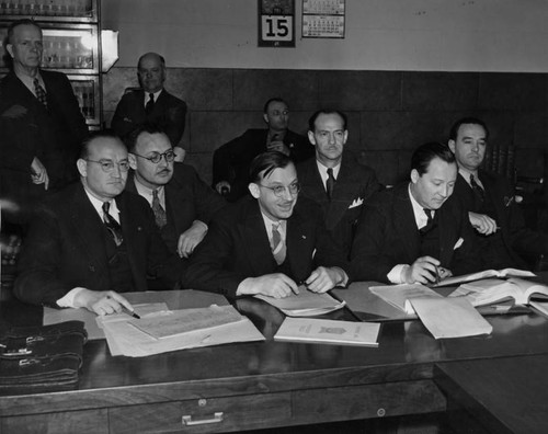 Raymond bombing defendants with attorneys