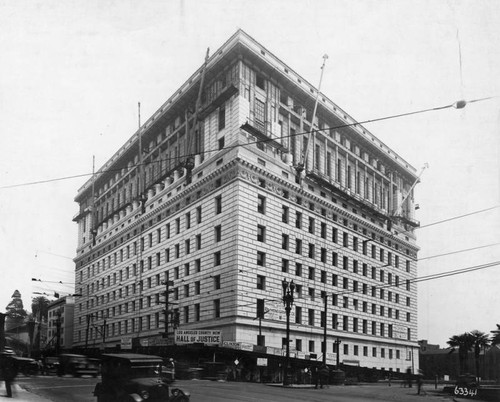 Hall of Justice construction